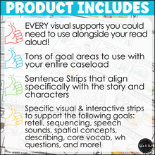 Load image into Gallery viewer, Speech Therapy Book Companion Strips: SUMMER BUNDLE