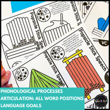 Load image into Gallery viewer, Winter Themed Fine Motor Practice: Popsicle Stick Art for Speech Therapy