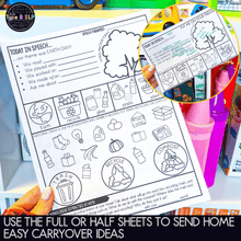 Load image into Gallery viewer, Themed Take Home Sheets for Speech Therapy Carryover Bundle