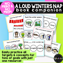 Load image into Gallery viewer, A Loud Winter's Nap: A No Print No Prep Book Companion