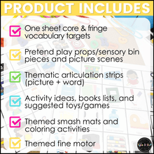 Load image into Gallery viewer, BACK TO SCHOOL Ultimate Thematic Unit for Speech Therapy