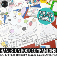 Load image into Gallery viewer, Seasonal Book Companion Visuals for Speech Therapy: Hands-On Play Based Learning