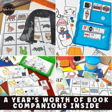 Load image into Gallery viewer, Seasonal Book Companion Visuals for Speech Therapy: Hands-On Play Based Learning