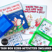 Load image into Gallery viewer, Seasonal Book Companion Visuals for Speech Therapy: Hands-On Play Based Learning