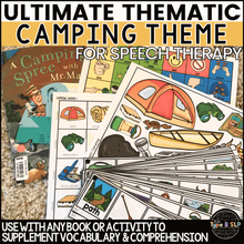 Load image into Gallery viewer, Ultimate Thematic CAMPING UNIT for Speech Therapy | Camping Theme