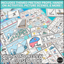 Load image into Gallery viewer, Ultimate Thematic WINTER SPORTS UNIT for Speech Therapy: Ultimate Themed Therapy