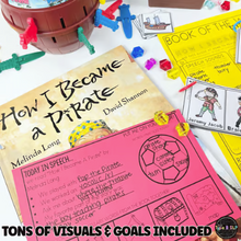 Load image into Gallery viewer, FREE Speech Therapy Book Companion Strips: How I Became A Pirate