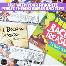 Load image into Gallery viewer, FREE Speech Therapy Book Companion Strips: How I Became A Pirate