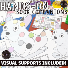 Load image into Gallery viewer, Summer Themed Hands-On Book Companions for Speech Therapy