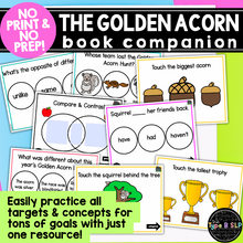 Load image into Gallery viewer, Digital Book Companion Speech Therapy: The Golden Acorn Companion