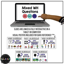 Load image into Gallery viewer, No Print No Prep WH Questions: The BUNDLE