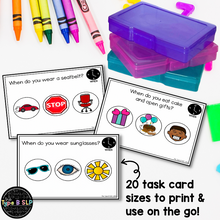 Load image into Gallery viewer, No Print No Prep Digital Speech Therapy WH Questions: "When" Set