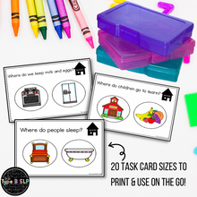 Load image into Gallery viewer, No Print No Prep Digital Speech Therapy WH Questions: "Where" Set