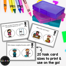 Load image into Gallery viewer, No Print No Prep Digital Speech Therapy WH Questions: "Who" Set