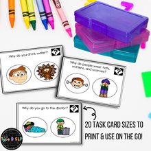 Load image into Gallery viewer, No Print No Prep Digital Speech Therapy WH Questions: "Why" Set