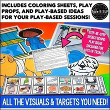 Load image into Gallery viewer, Play-Based Speech Therapy: Vet Theme Speech Sound Unit