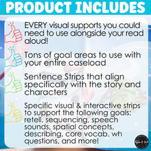 Load image into Gallery viewer, Winter Speech Therapy Book Companion Strips: WINTER BOOKS GROWING BUNDLE