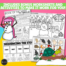 Load image into Gallery viewer, Winter Speech Therapy Book Companion Strips: WINTER BOOKS GROWING BUNDLE