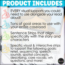 Load image into Gallery viewer, Spring Speech Therapy Book Companion Strips: SPRING GROWING BUNDLE