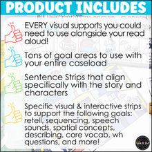 Load image into Gallery viewer, Speech Therapy Book Companion Strips: BIG SEASONAL GROWING BUNDLE