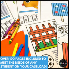 Load image into Gallery viewer, Spring Themed Fine Motor Practice: Popsicle Stick Art for Speech Therapy