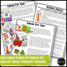 Load image into Gallery viewer, Speech and Language Fine Motor Practice: Popsicle Stick Art BUNDLE