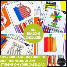 Load image into Gallery viewer, Speech and Language Fine Motor Practice: Popsicle Stick Art BUNDLE