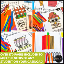 Load image into Gallery viewer, Fall Themed Fine Motor Practice: Popsicle Stick Art for Speech Therapy