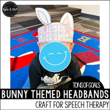 Load image into Gallery viewer, Bunny Headbands: No Prep Headband Craft for Speech Therapy Easter and Spring