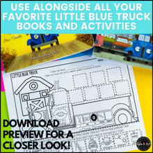 Load image into Gallery viewer, Little Blue Truck: One Page Book Craft for Speech Therapy