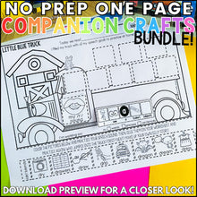 Load image into Gallery viewer, GROWING BUNDLE One Page Speech and Language Book Crafts | RETELL LANGUAGE ARTIC