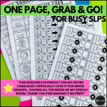 Load image into Gallery viewer, There Was an Old Lady Who Swallowed a.. | One Page Book Craft for Speech Therapy