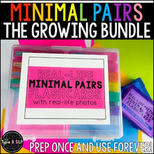 Load image into Gallery viewer, Real-Life Minimal Pairs Flashcards: Print & Digital BUNDLE