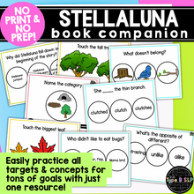 Load image into Gallery viewer, Digital Book Companion for Speech Therapy: Stellaluna Book Companion