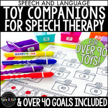 Load image into Gallery viewer, No Prep Speech Therapy Toy and Game Companion Worksheets | Speech Therapy Games