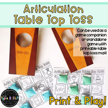 Load image into Gallery viewer, Articulation Game Companion: Table Top Toss