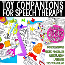 Load image into Gallery viewer, No Prep Speech Therapy Toy and Game Companion Worksheets | Speech Therapy Games