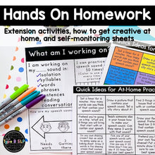 Load image into Gallery viewer, Busy Homework for Speech Therapy BUNDLE: Articulation, Language, Phonology, and Apraxia