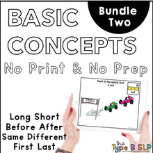 Load image into Gallery viewer, Basic Concepts for Speech Therapy and Teletherapy: Bundle 2