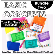 Load image into Gallery viewer, Basic Concepts for Speech Therapy and Teletherapy: Bundle 2