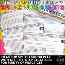 Load image into Gallery viewer, Play-Based Speech Therapy: Kitchen Theme Speech Sound Unit
