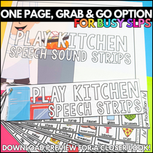 Load image into Gallery viewer, Play-Based Speech Therapy: Kitchen Theme Speech Sound Unit
