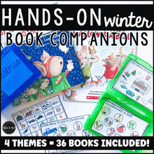 Load image into Gallery viewer, Winter Themed Hands-On Book Companions for Speech Therapy
