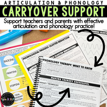 Load image into Gallery viewer, Carryover Worksheets for Speech Therapy Articulation &amp; Phonology: High Trial Homework
