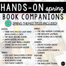 Load image into Gallery viewer, Spring Themed Hands-On Book Companions for Speech Therapy
