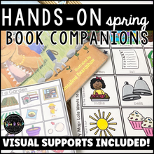 Load image into Gallery viewer, Spring Themed Hands-On Book Companions for Speech Therapy
