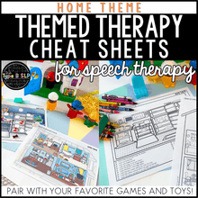 Load image into Gallery viewer, Home Themed Word Lists | Cheat Sheets for Speech Therapy
