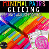 Gliding Minimal Pairs: Real-Life Flashcards Print & Digital