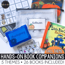Load image into Gallery viewer, Fall Themed Hands-On Book Companions for Speech Therapy
