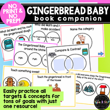 Load image into Gallery viewer, Gingerbread Baby Digital Book Companion for Speech Therapy
